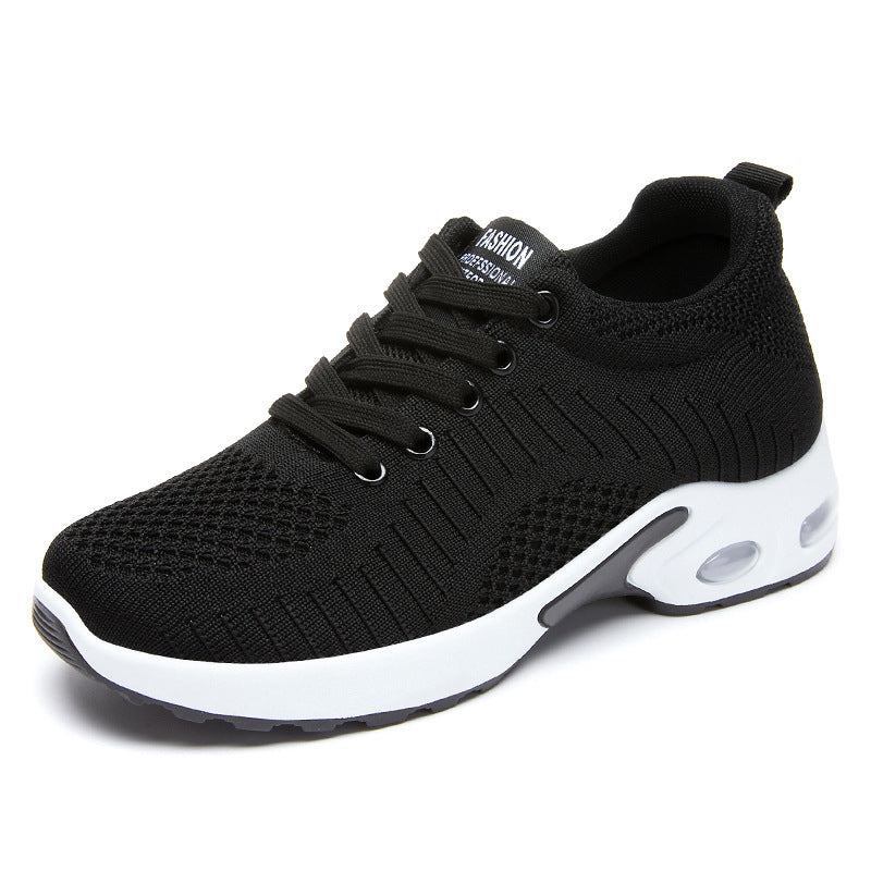 Damen nan gestrickter Komfort-Sneaker mit sichtbarer Air-Unit, entlastender Memory-Fußbett-Einlage und griffiger Profilsohle Drune