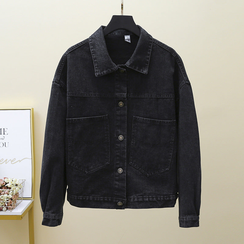 Damen Denimjacke mit großen aufgesetzten Taschen Drune