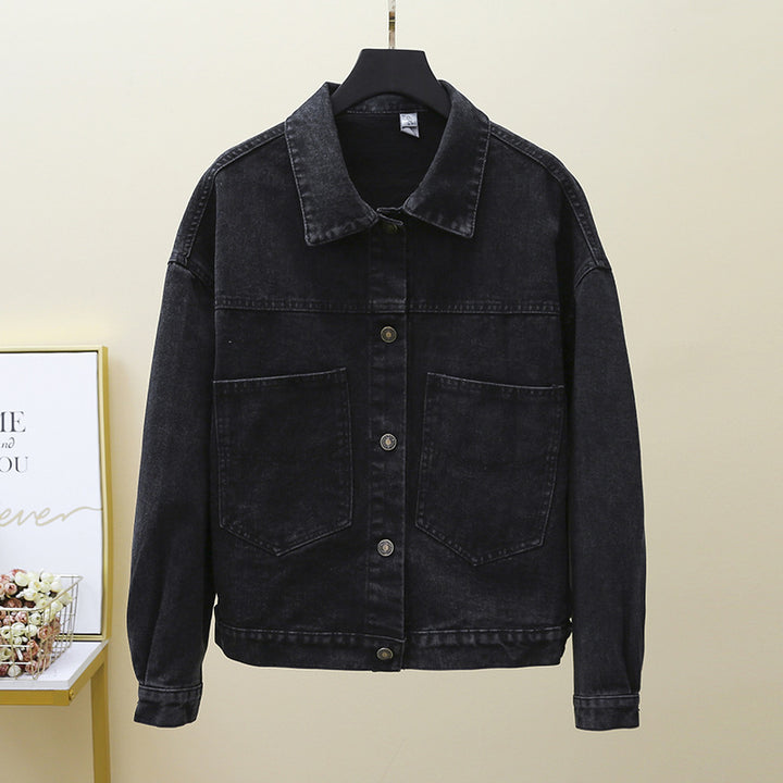 Damen Denimjacke mit großen aufgesetzten Taschen Drune