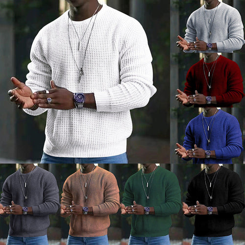 Herren Strukturierter Pullover Drune