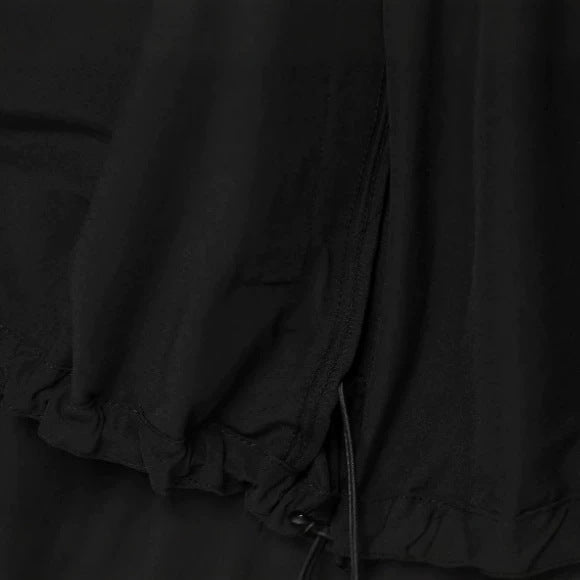 Damen Leichte Oversize-Windjacke im Bomberstil mit hohem Stehkragen und Kordelzug Drune