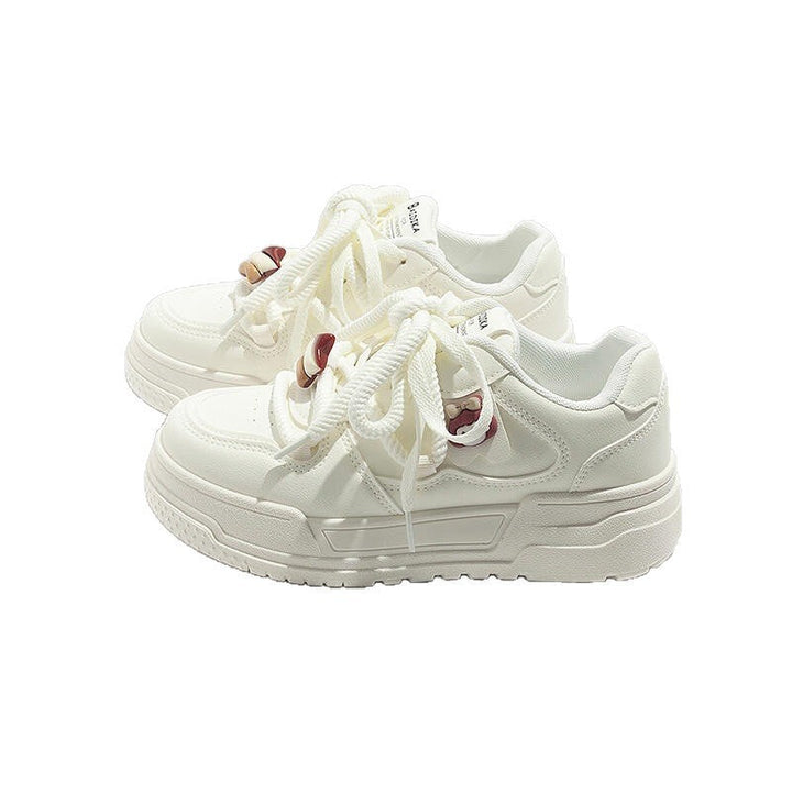 Damen Modische Sneakers mit einzigartigen Schnürdetails und verstärkter Sohle Drune