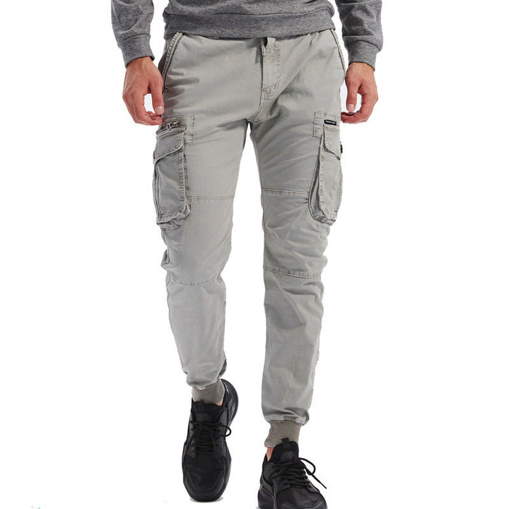 Herren Cargo-Hosen mit praktischen Taschen und elastischem Bund Drune