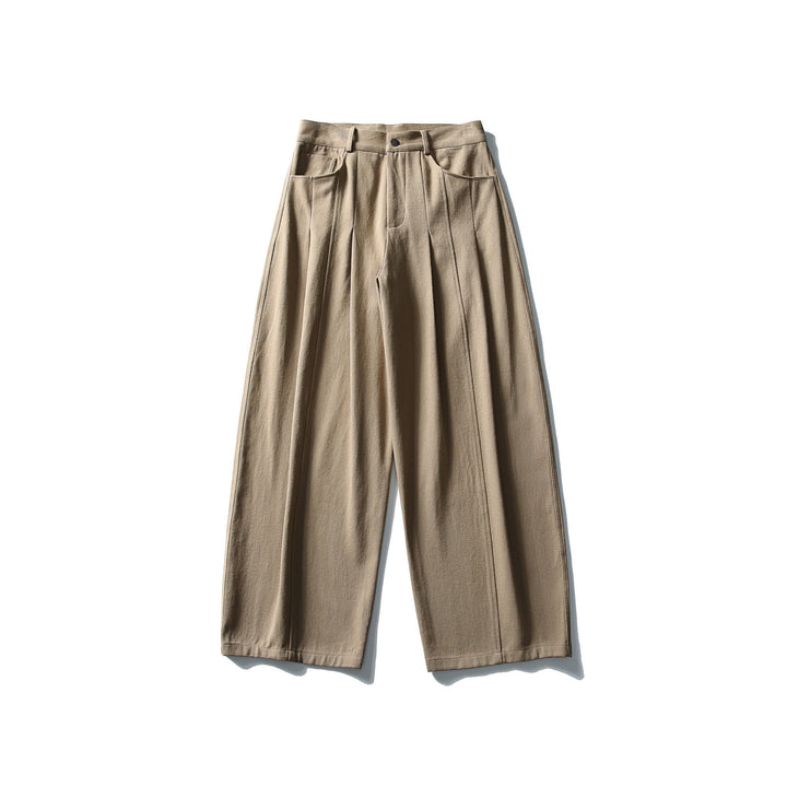 Damen Hochtaillierte Culotte-Hose mit sichtbarer Bügelfalte und weitem Cropped‑Bein Drune