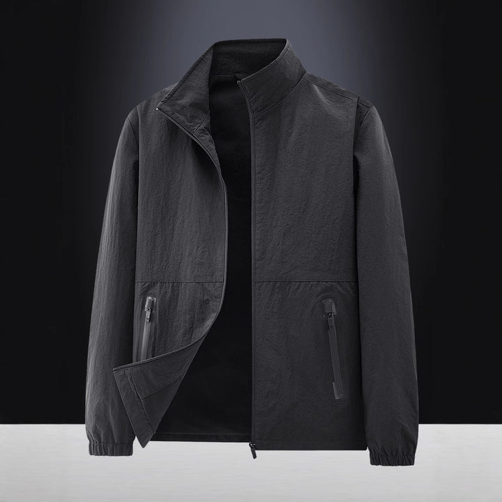 Herren Leichte Outdoorjacke mit hohem Kragen Drune