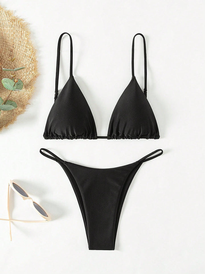 Damen Bikini-Set mit verspieltem Tie-Dye-Muster Drune