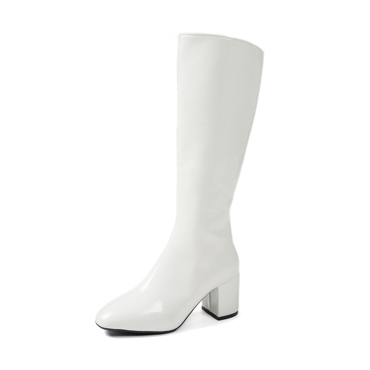 Damen Hochwertige Überkneestiefel Drune