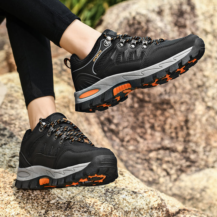 Damen Robuster Trekking‑Halbschuh mit verstärkter Zehenkappe, gepolstertem Schaft und griffiger Mehrzonen‑Trailsohle Drune