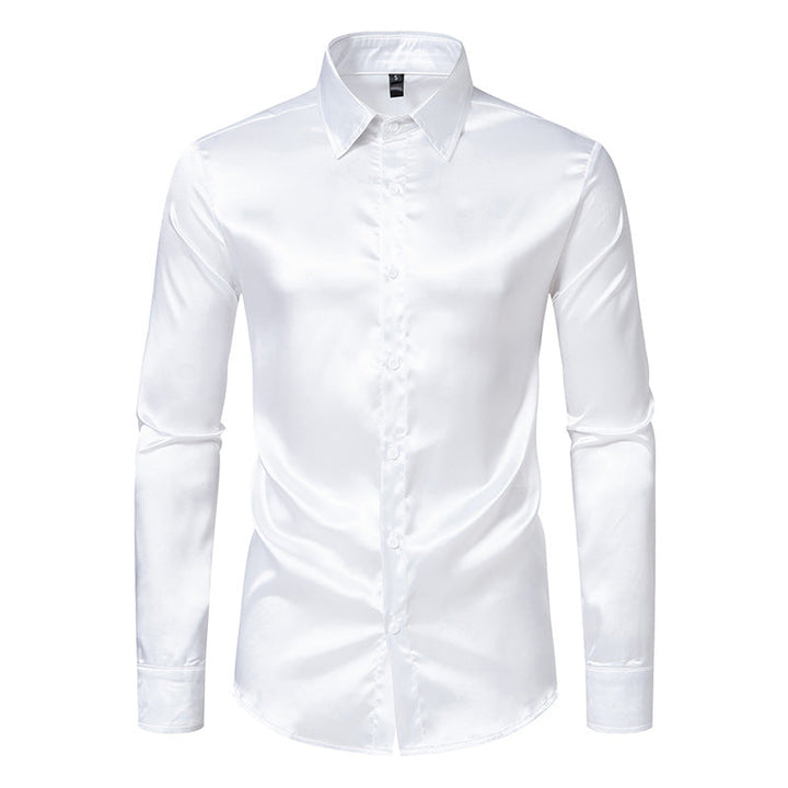 Herren Seidenhemd Drune