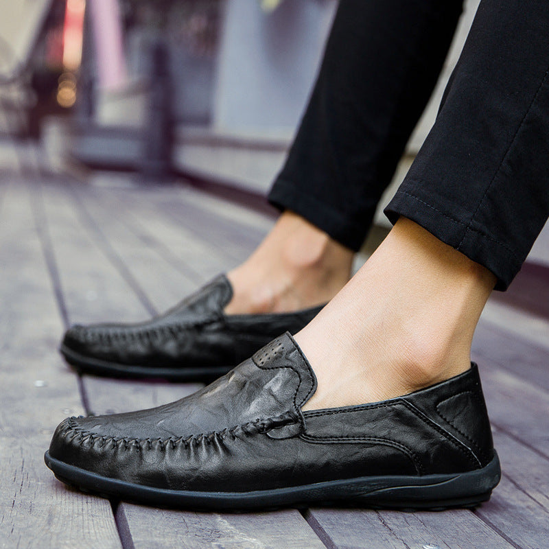 Damen Elegante Mokassins aus hochwertigem Leder mit handgenähten Details Drune