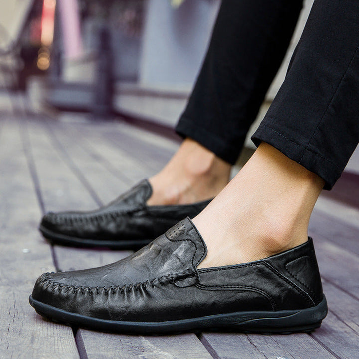 Damen Elegante Mokassins aus hochwertigem Leder mit handgenähten Details Drune