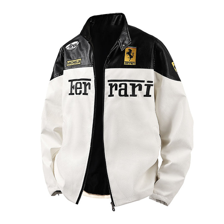 Herren Motorsport Lederjacke Drune