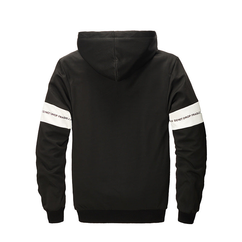 Herren Bequemer Fleece-Kapuzenpullover Drune