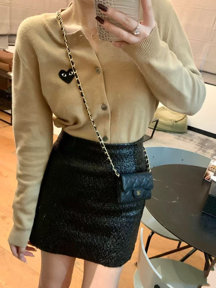 Damen Eleganter und bequemer Pullover mit V-Ausschnitt Drune