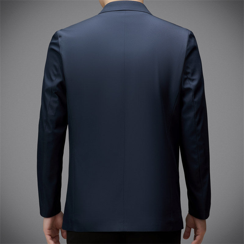 Herren leichte Chorejacke mit modernem Schnitt und praktischen Knöpfen Drune