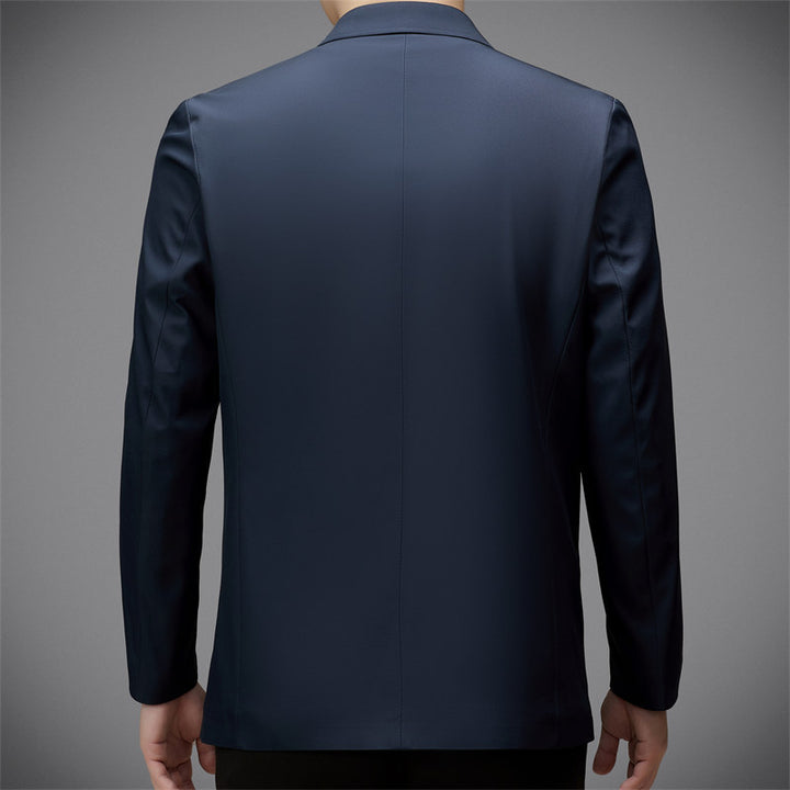 Herren leichte Chorejacke mit modernem Schnitt und praktischen Knöpfen Drune
