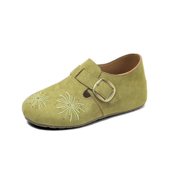 Damen Elegante und bequeme Clogs aus hochwertigem Wildleder Drune