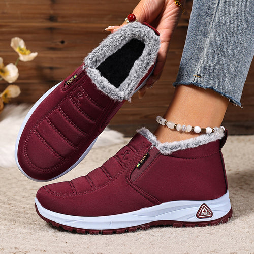 Damen Bequeme Winter-Sneaker mit kuscheligem Futter Drune