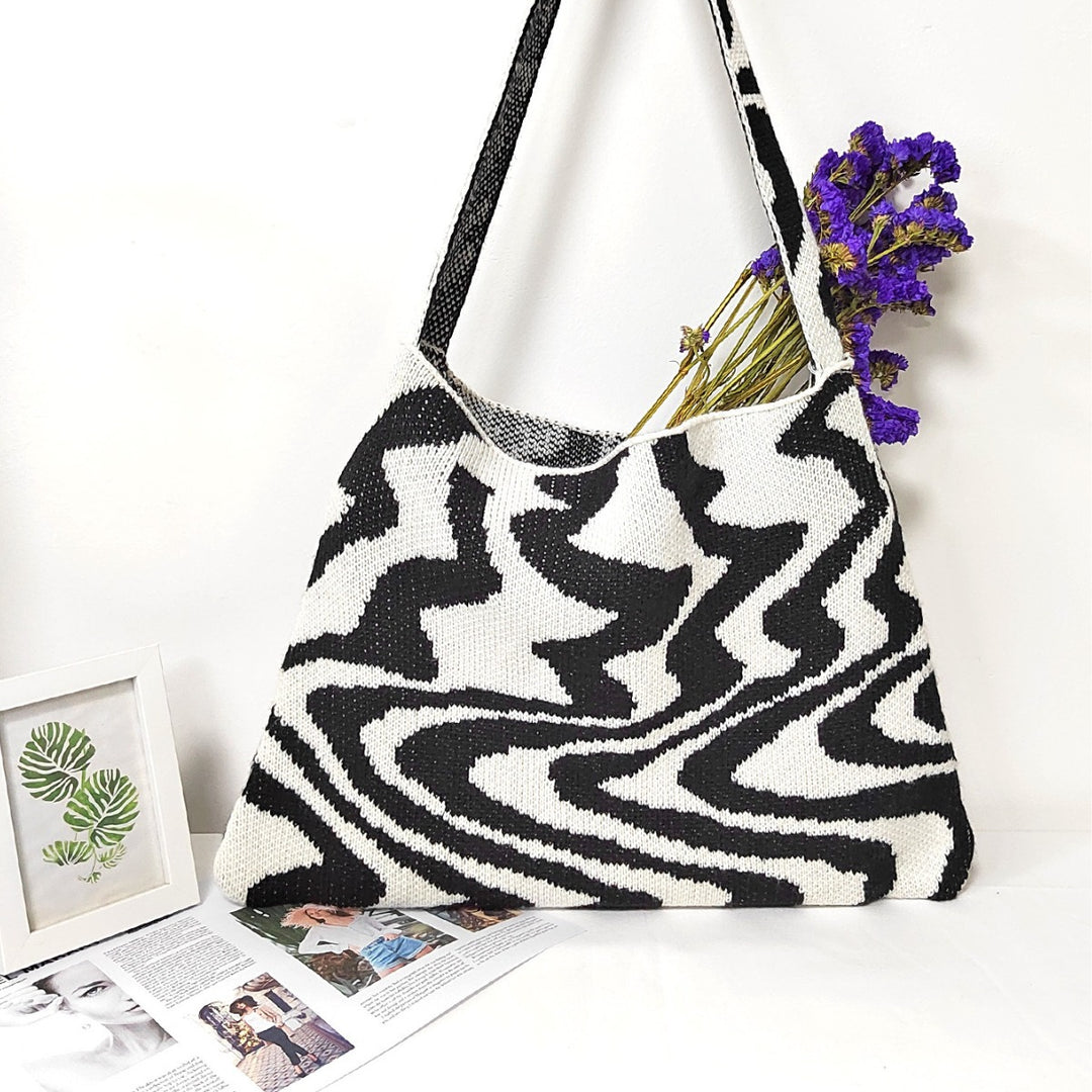 Damen Tasche mit geometrischem Muster Drune