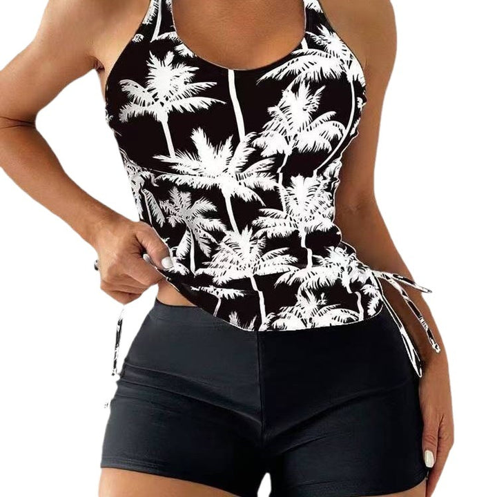 Femme Athletic Tankini Schwimmset mit verstellbaren Seitenschnüren Drune