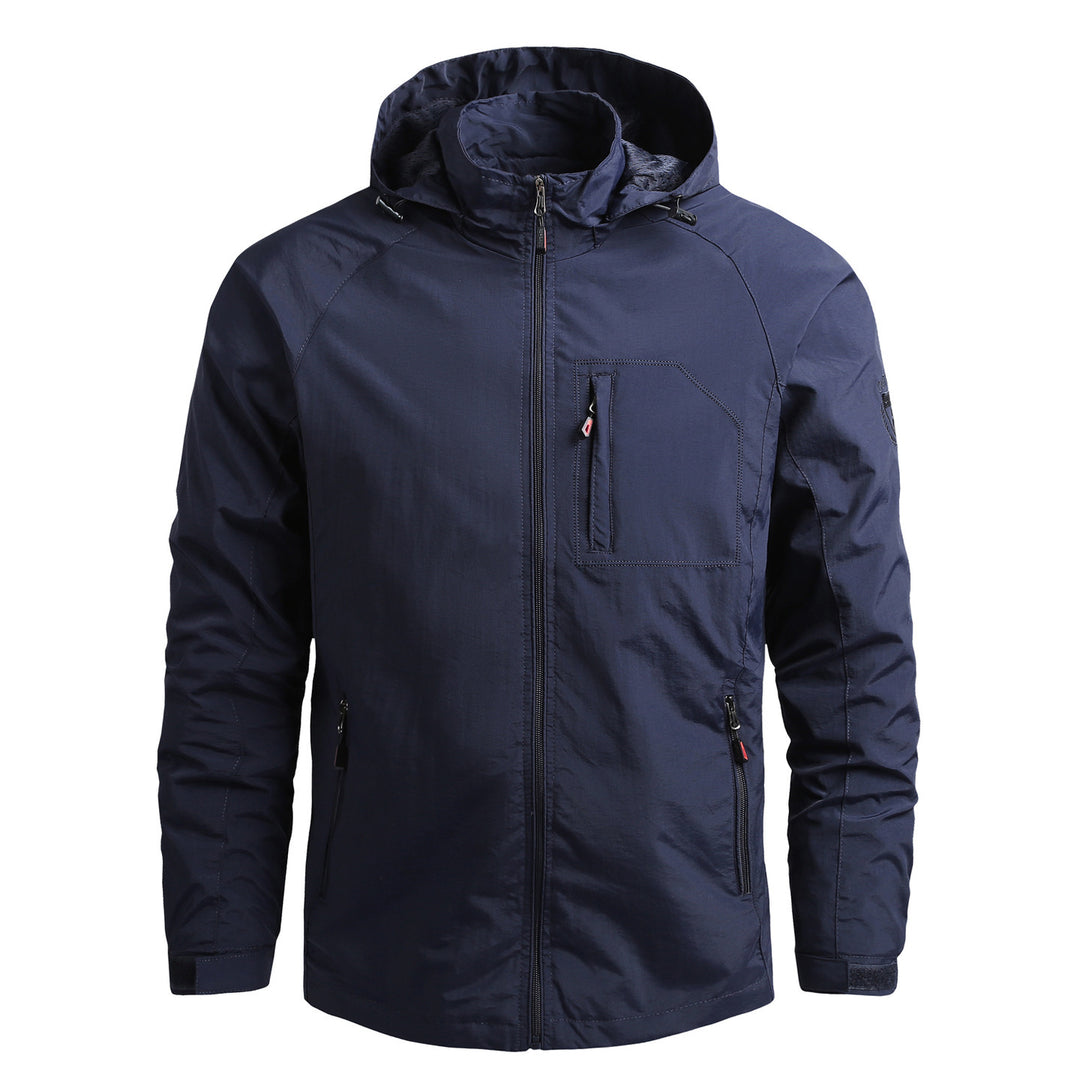 Herren Funktionsjacke mit hohem Kragen Drune
