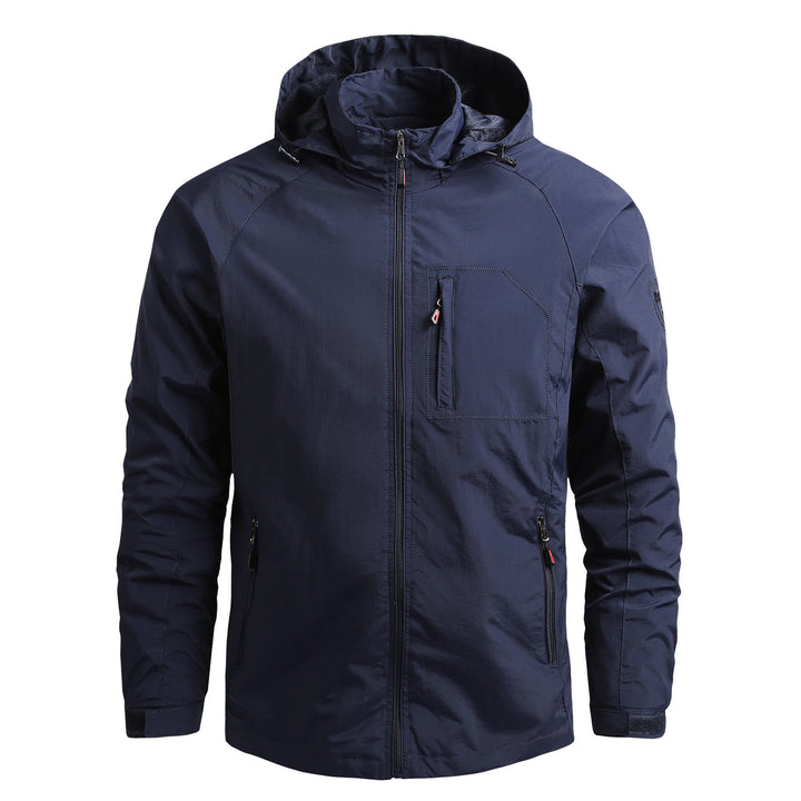 Herren Funktionsjacke mit hohem Kragen Drune