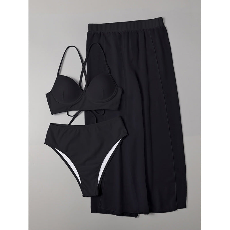 Damen Bikiniset mit elegantem Wickelrock Drune
