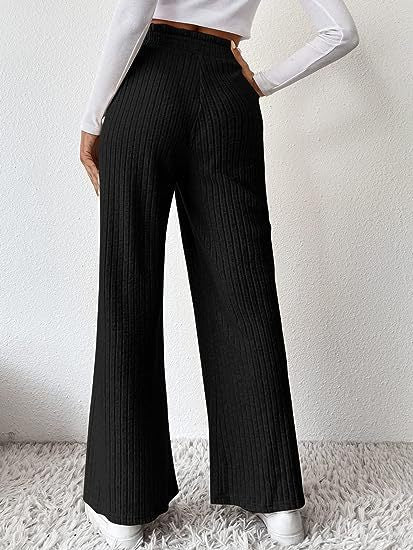 Drune | Lockere gestrickte lange Hose