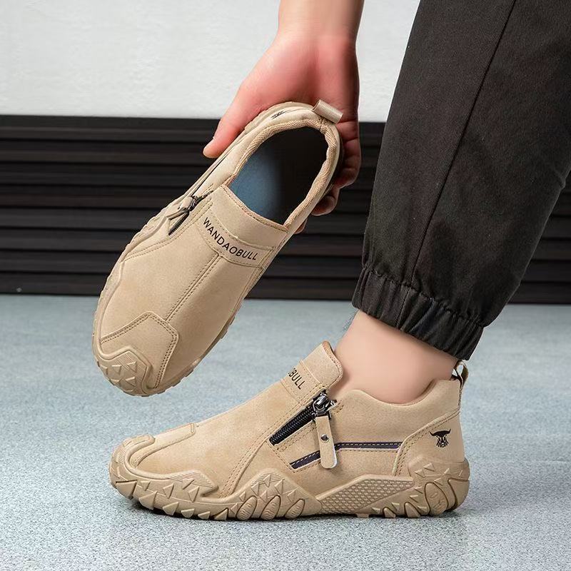 Herren Robuster Outdoor-Sneaker mit Reißverschluss und profiliertem Trail-Profil Drune