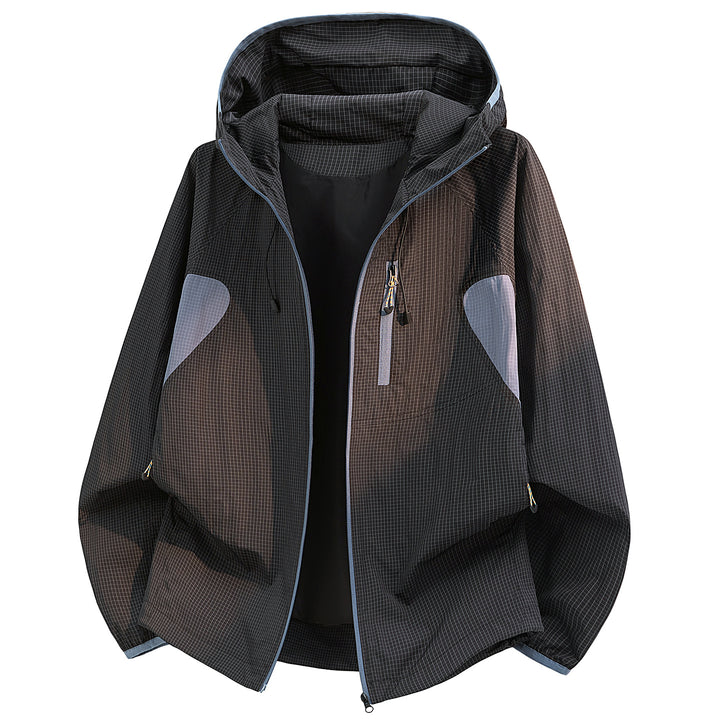 Herren Ultraleichte Funktionsjacke mit Kapuze Drune