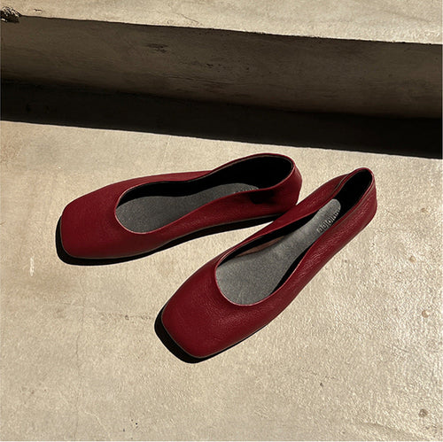 Damen Ballerinas aus hochwertigem Leder mit ergonomischem Fußbett Drune