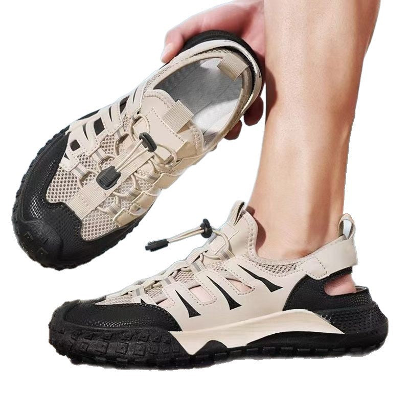 Damen Sportliche Outdoor-Sandalen mit atembraumsaktivem Obermaterial und rutschfester Sohle Drune