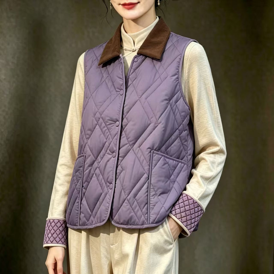 Damen Steppweste Drune