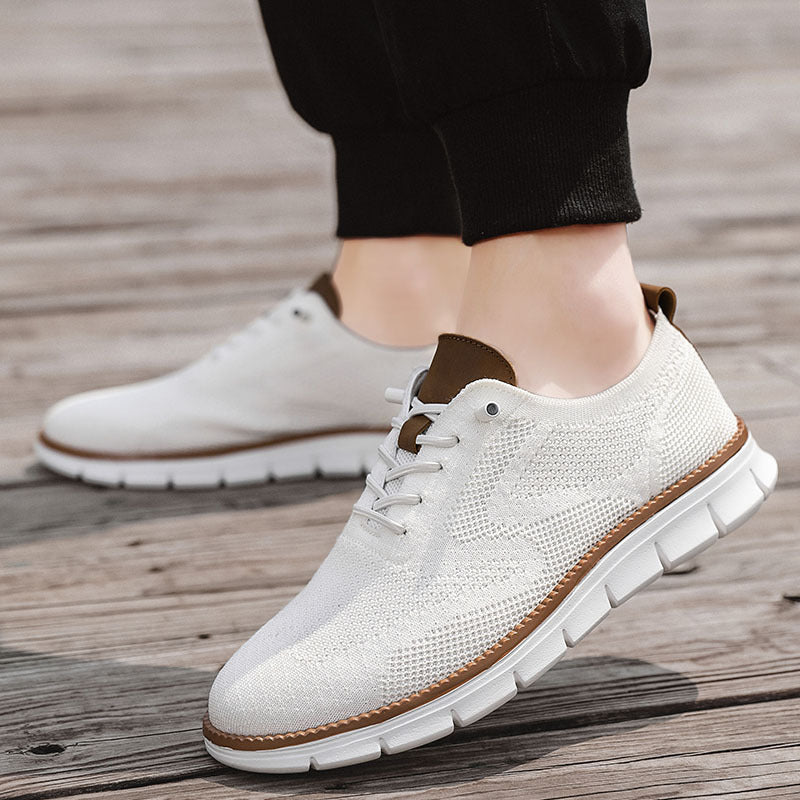 Herren gestrickter Komfort-Sneaker mit atmungsaktivem Strickoberteil und flexibler EVA-Laufsohle Drune