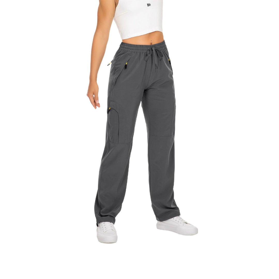 Damen Cargo-Hose mit seitlichen Taschen und elastischem Bund Drune