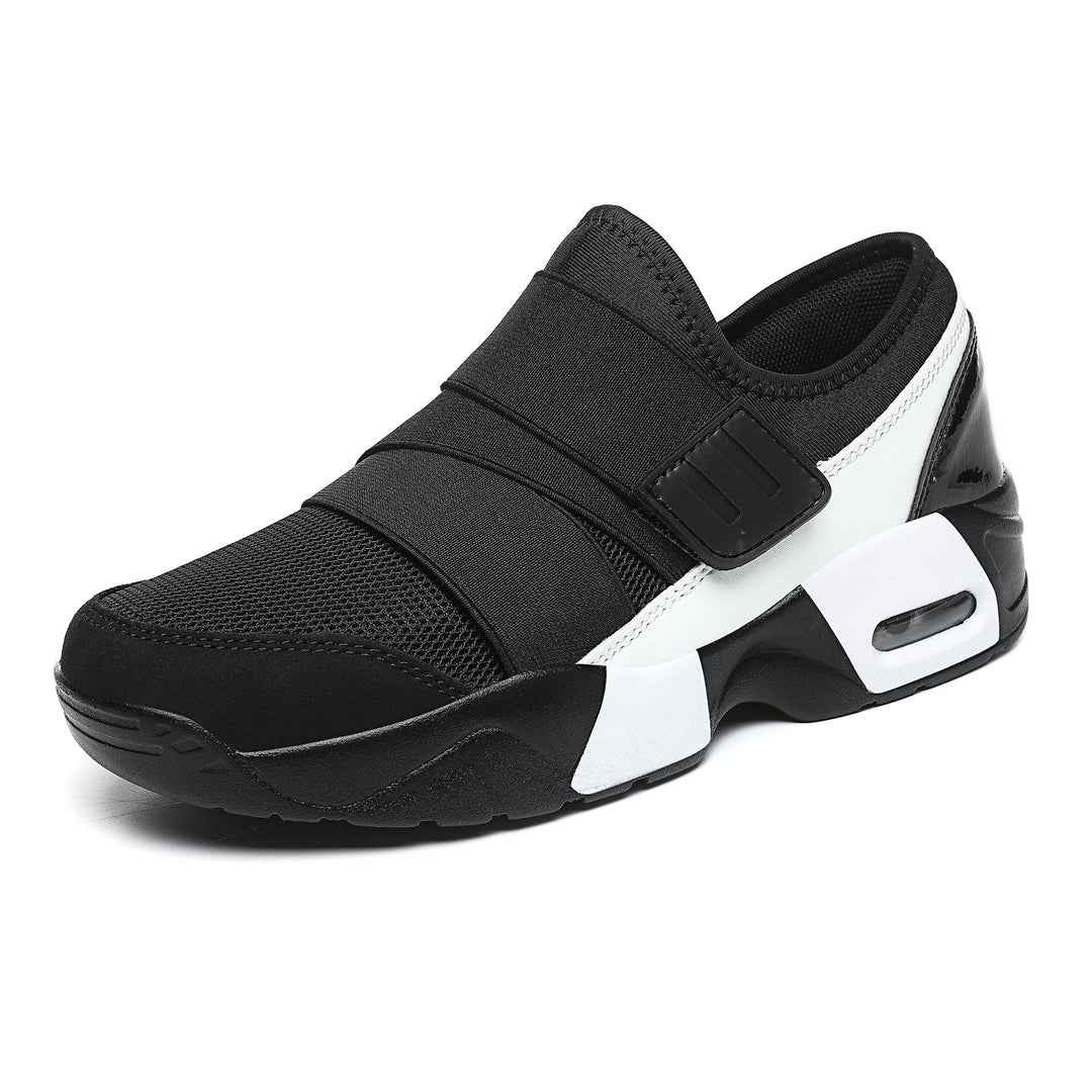 Damen nan Schlupfsneaker mit breitem Elastikriemen, atmungsaktivem Mesh und geformter Dämpfungsohle Drune