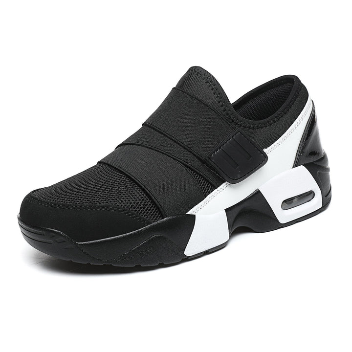 Damen nan Schlupfsneaker mit breitem Elastikriemen, atmungsaktivem Mesh und geformter Dämpfungsohle Drune