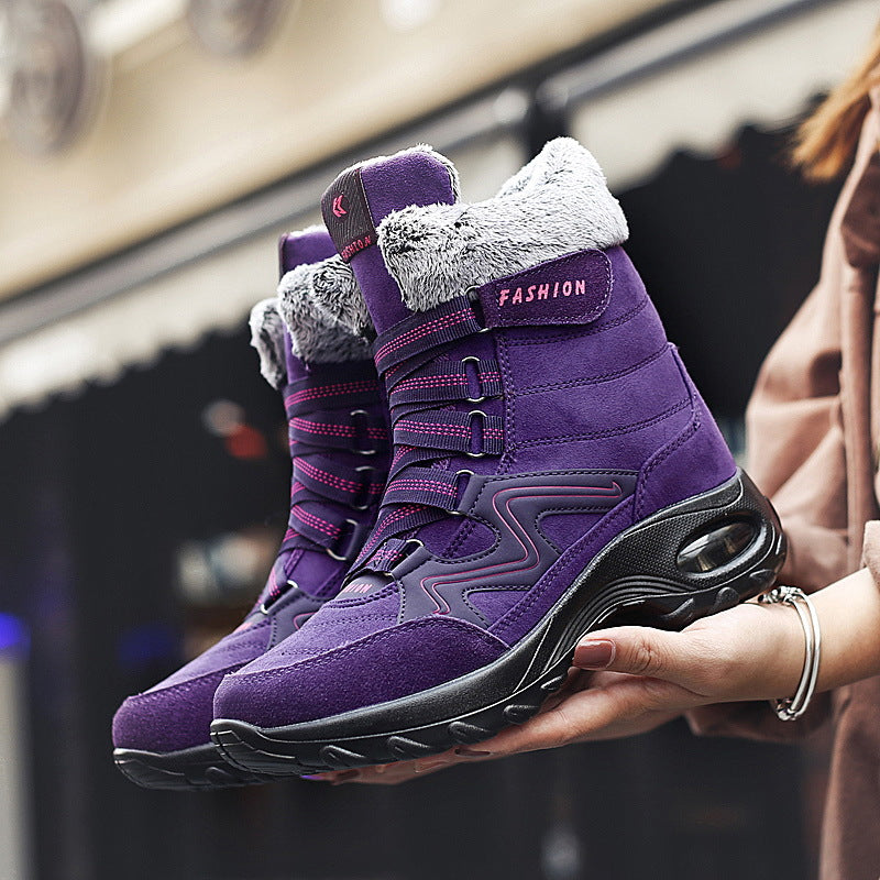 Damen Winterstiefel mit kuscheligem Innenfutter und rutschfester Sohle Drune