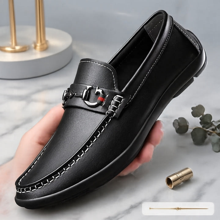 Herren Elegant Leder Mokassins Drune