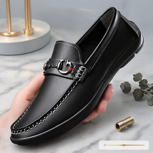 Herren Elegant Leder Mokassins Drune