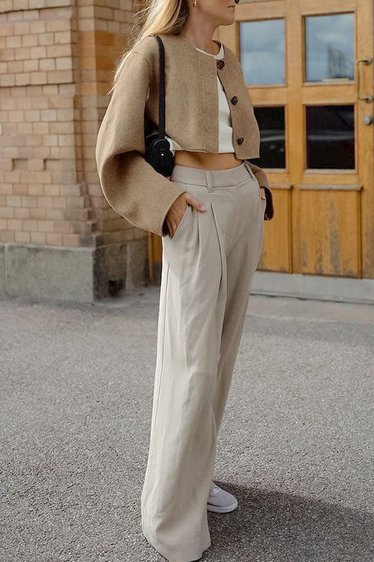 Drune | Relaxed Fit Kurz Wollmantel