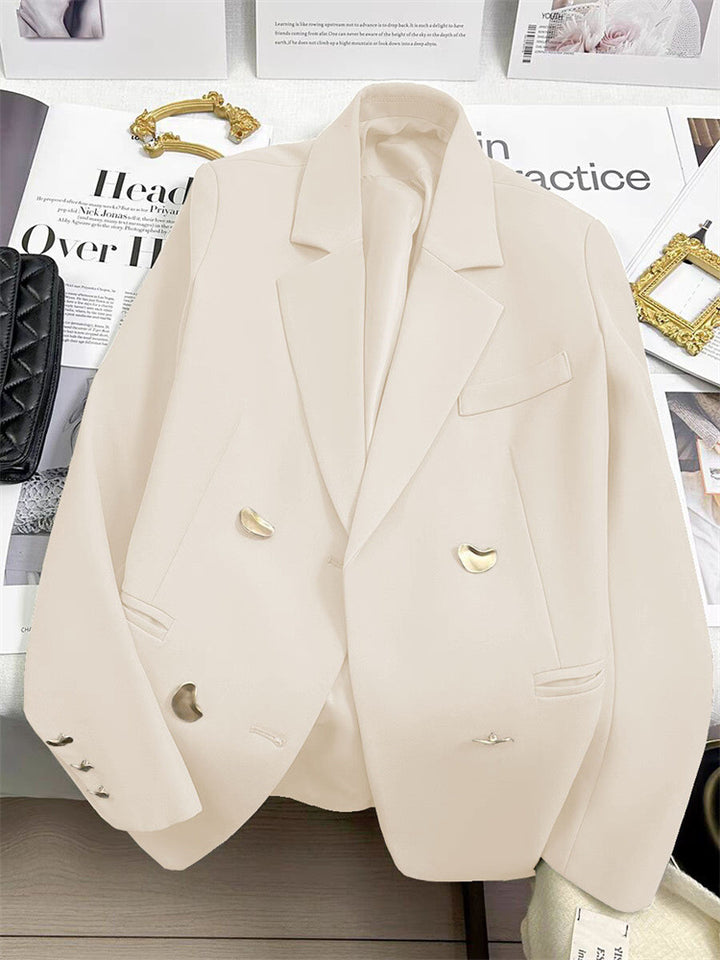 Damen Doppelt geknöpfter Blazer Drune