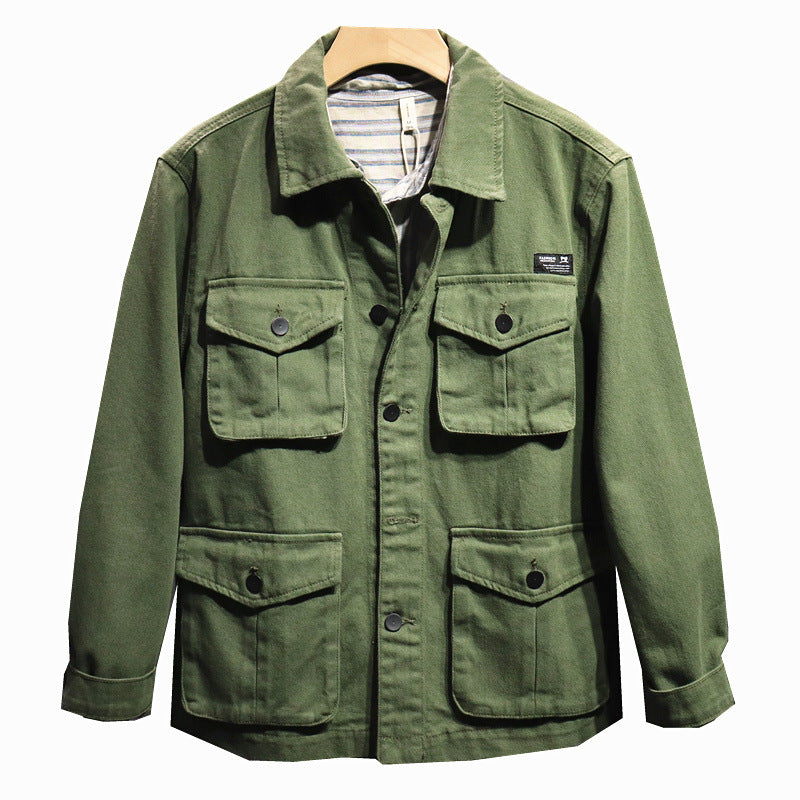 Herren Utility-Jacke mit praktischen Taschen Drune