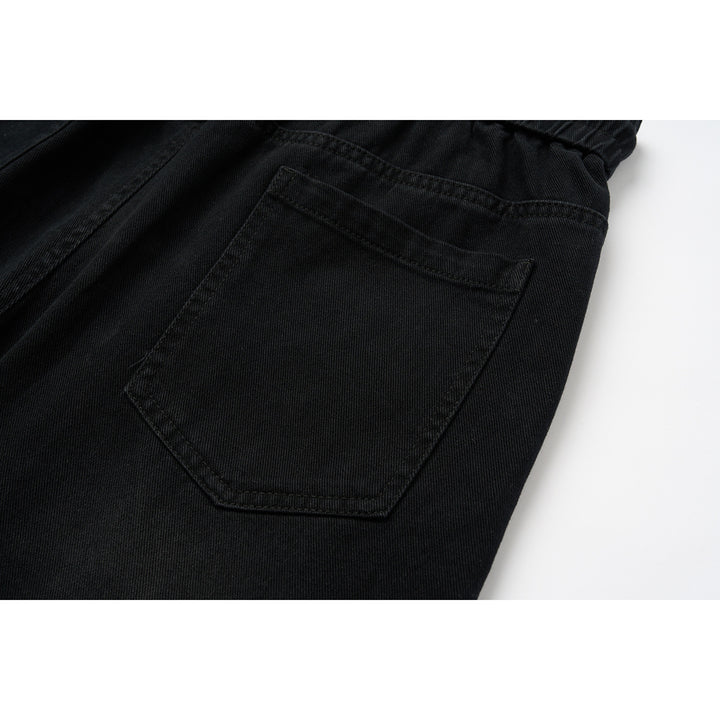 Damen Weite Relaxed-Hose mit elastischem Bund, Kordelzug und Eingrifftaschen Drune