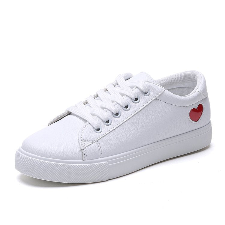 Damen Minimalistische Low-Top Sneaker mit glatter Kunstlederoptik und komfortabler Gummisohle Drune