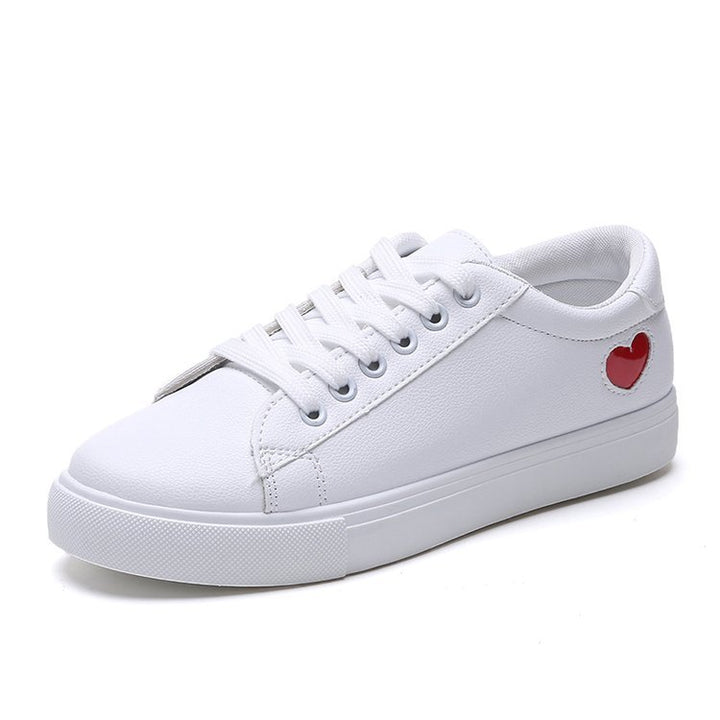 Damen Minimalistische Low-Top Sneaker mit glatter Kunstlederoptik und komfortabler Gummisohle Drune
