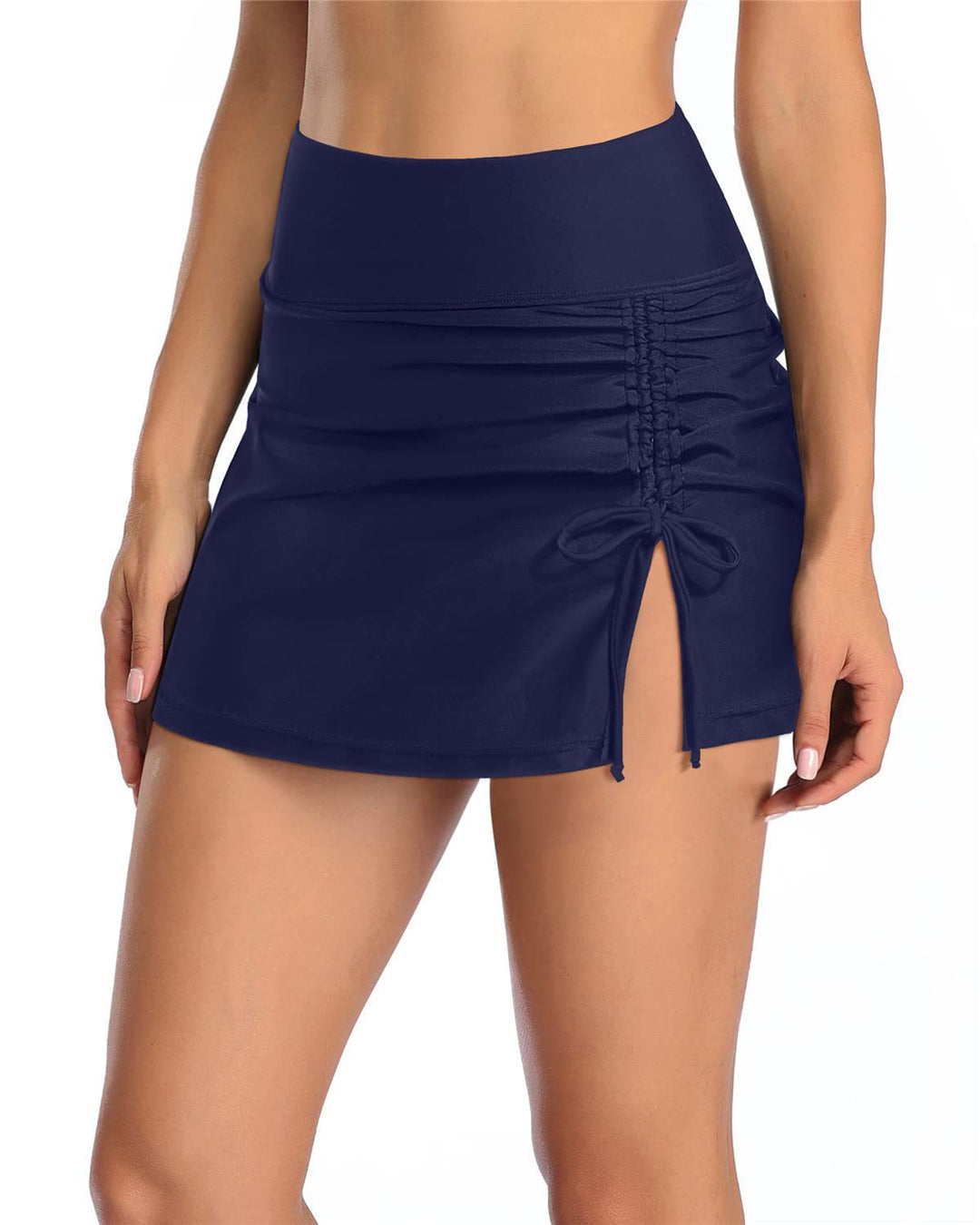 Damen Wickelrock mit seitlichem Raffungselement Drune