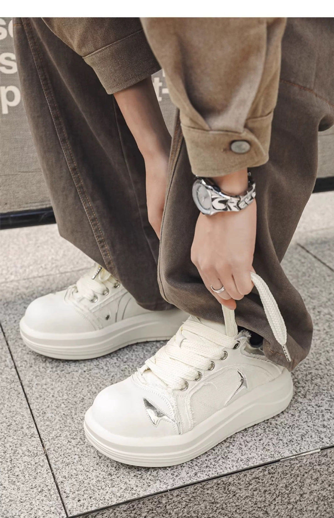 Damen Sneakers mit gepolsterter Laufsohle und modischem Design Drune