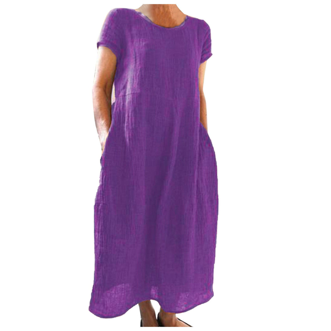 Damen Langarm Sommerkleid Drune