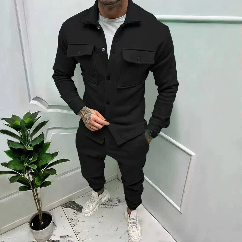Drune | 2 Teiliges Wildleder Satz Hemd Und Hose
